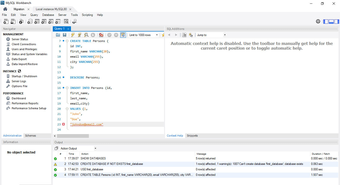 SQL PROJECT